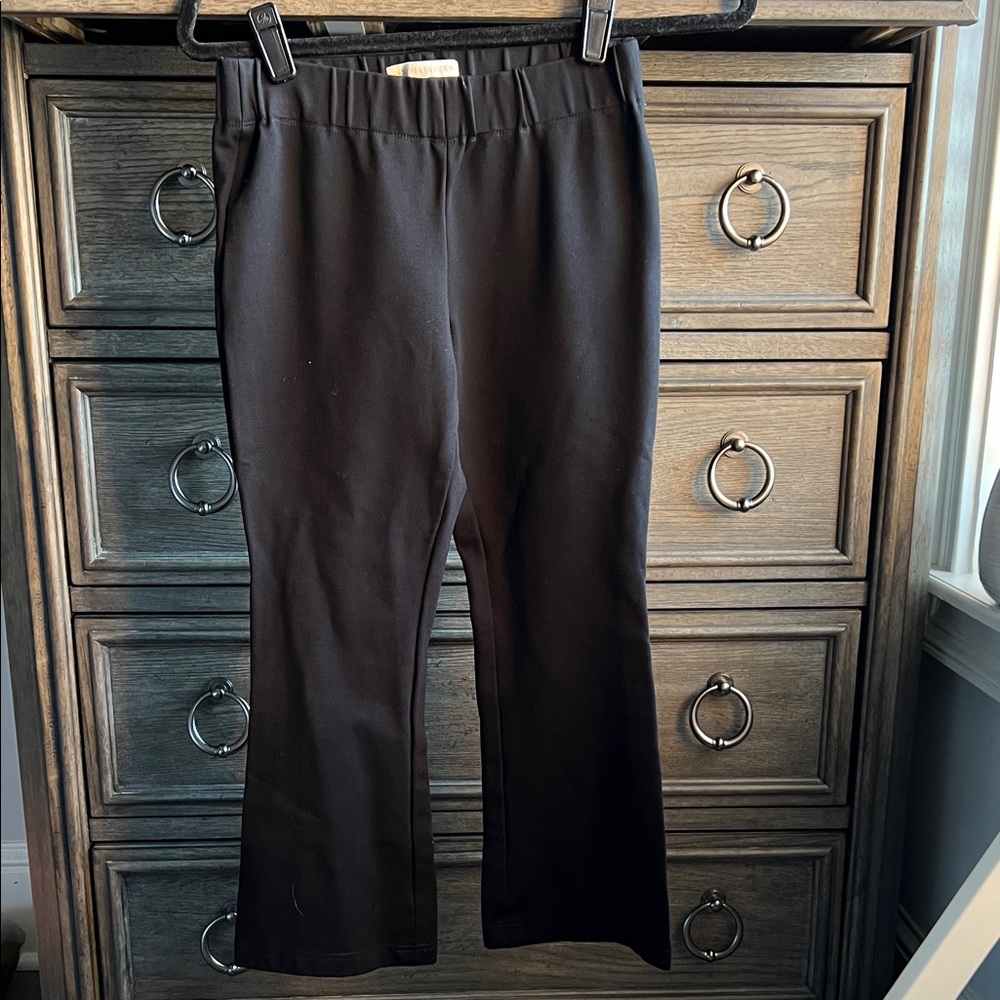Ann Mashburn Faye Flare Cropped Pant Black XS